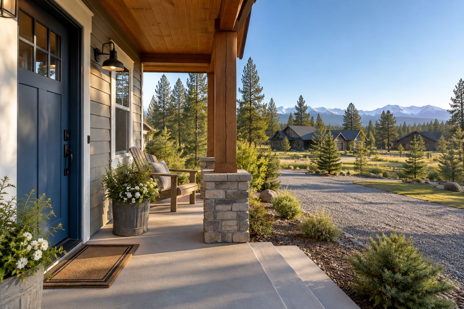 A Kalispell area home, illustrative